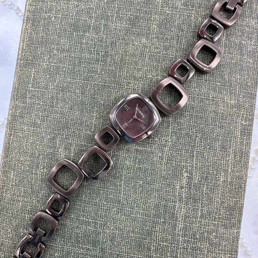 Funky Chocolate Brown Fossil Watch