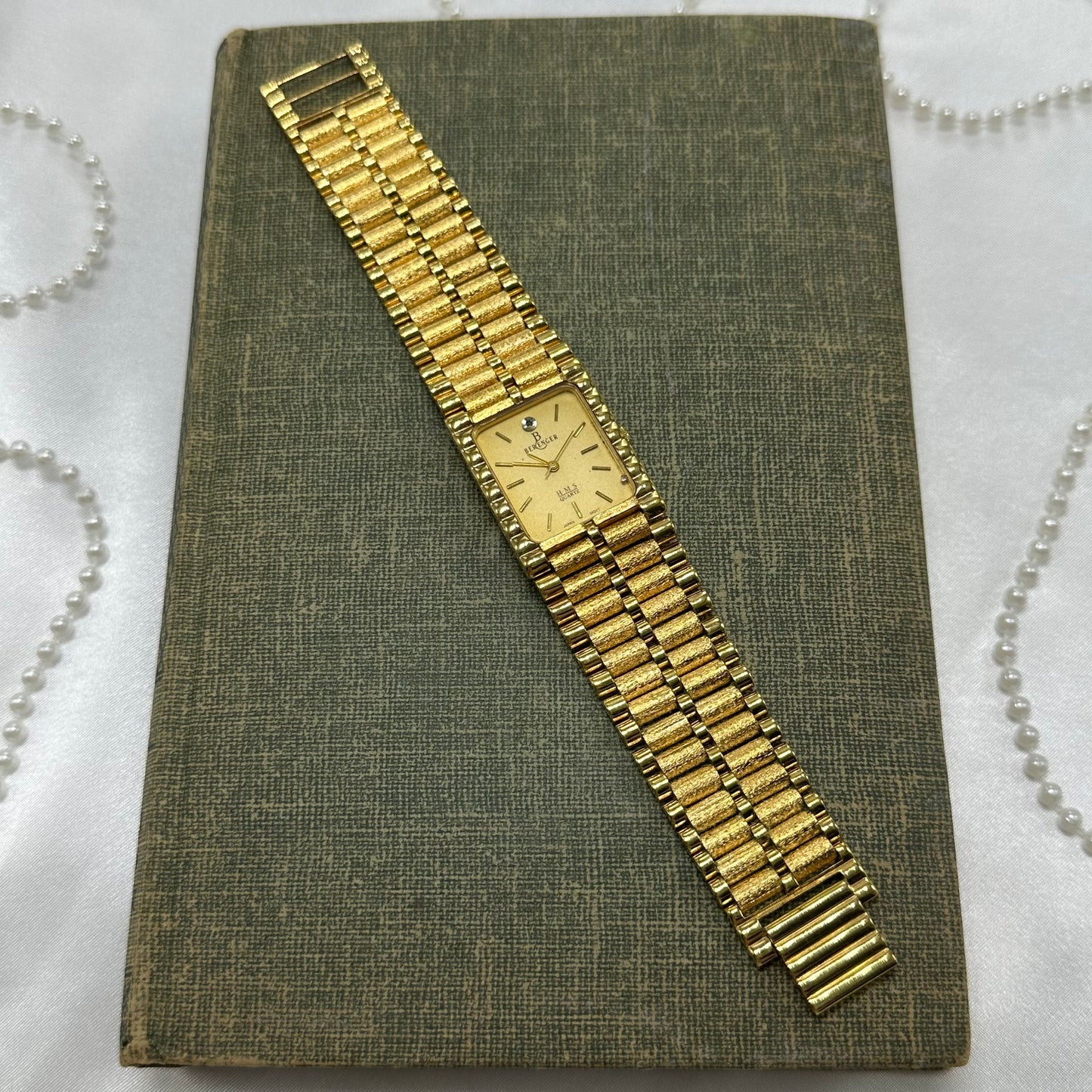 Gold Chunky Berenger Tank Watch