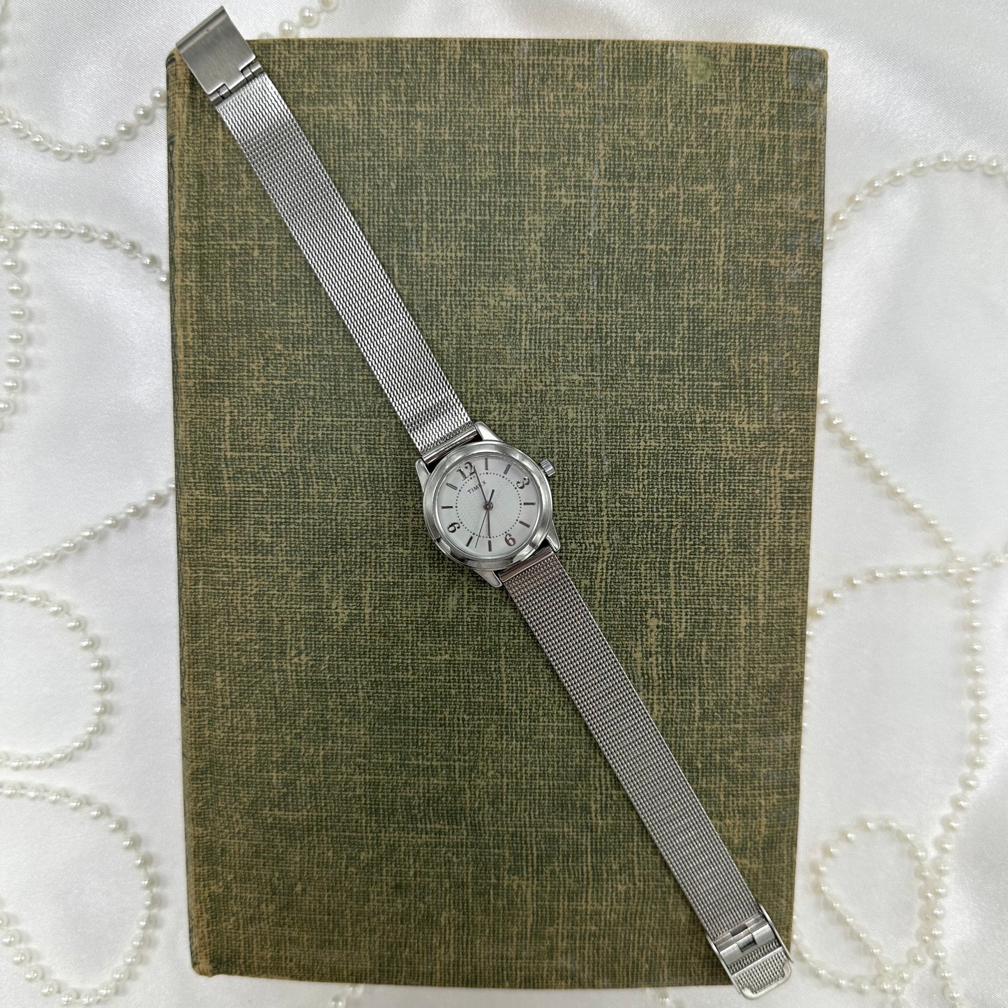 Silver Classic Round Dial Timex Watch