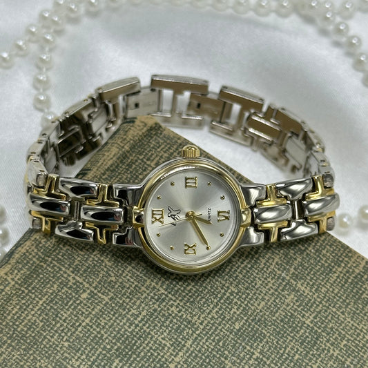 Two-Tone LA-X Watch with Roman Numeral Markers