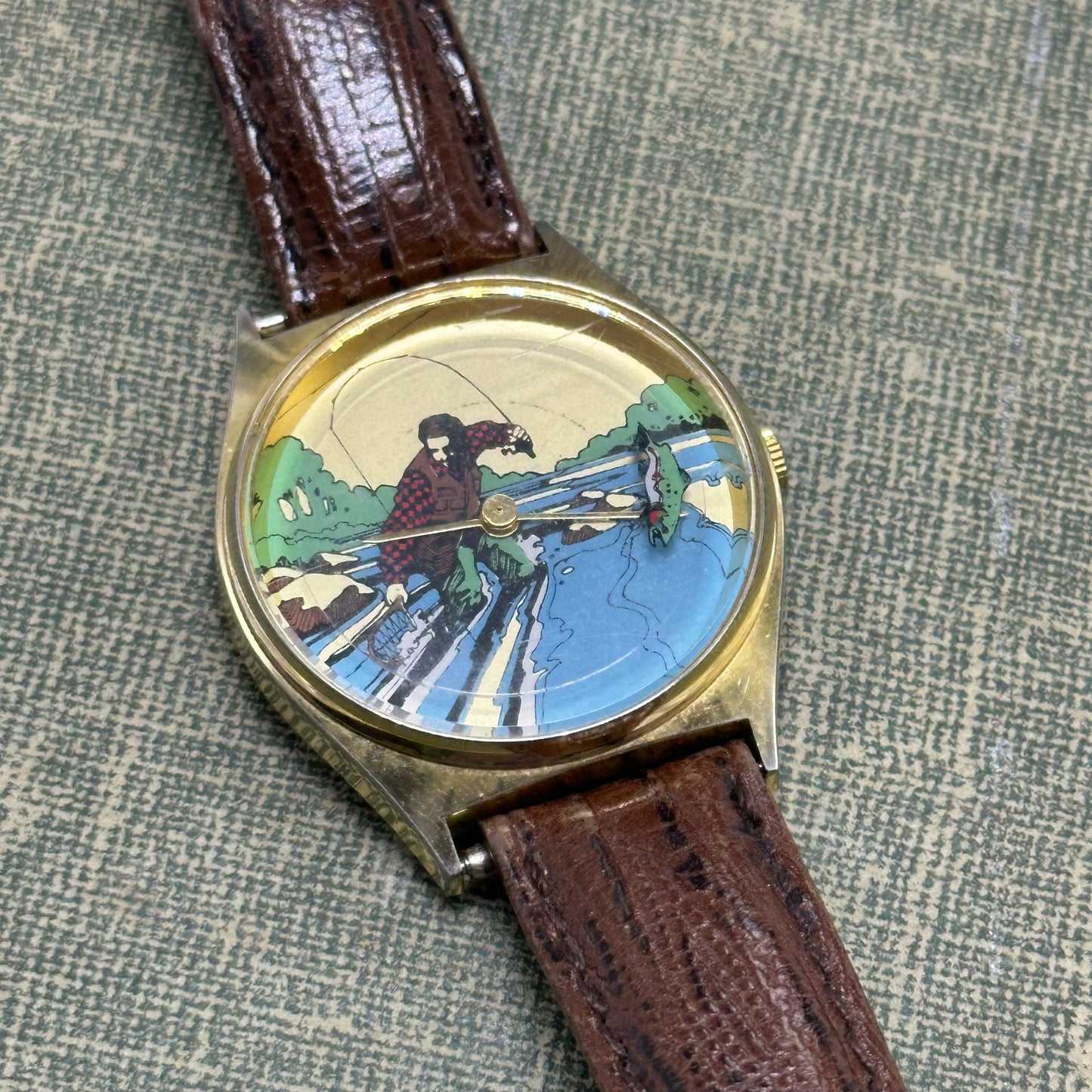 Unique Vintage Fly Fishing Watch