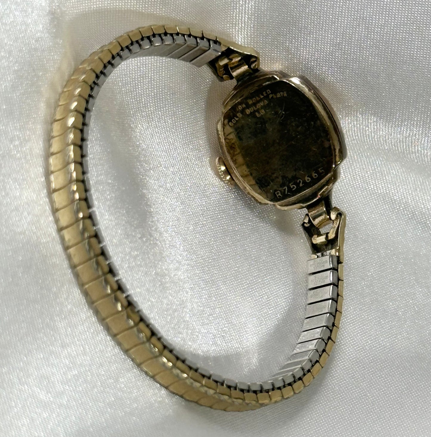 Vintage Bulova 10k rolled gold-plated manual winding watch