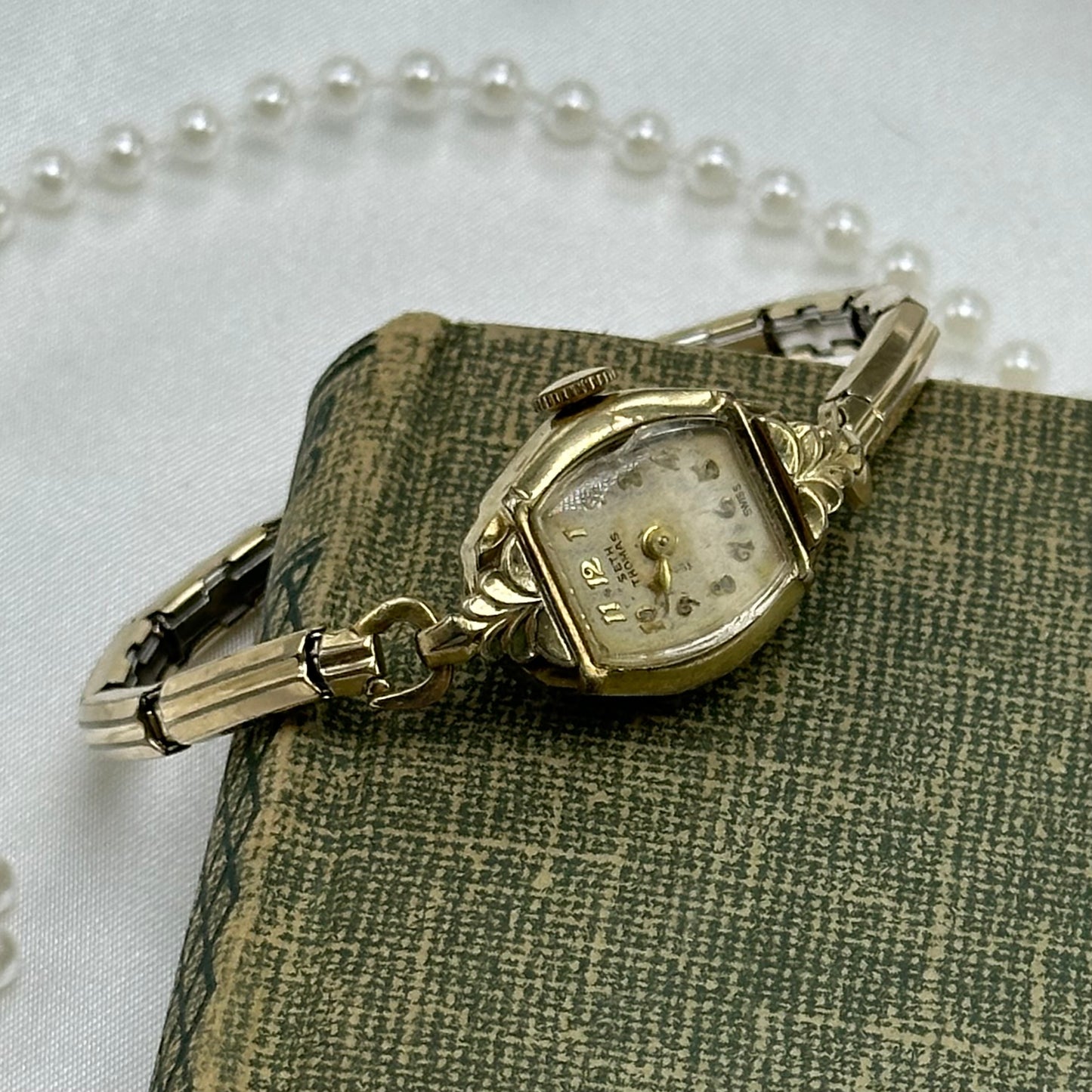 Vintage Seth Thomas 10k rolled gold-plated manual winding watch