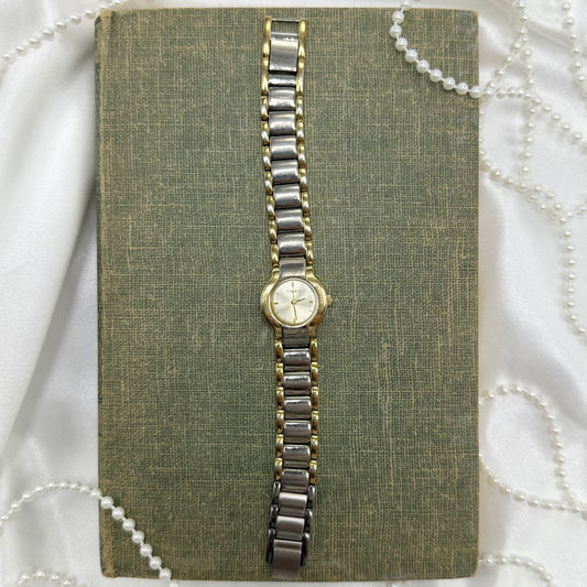 Vintage two-tone Timex watch
