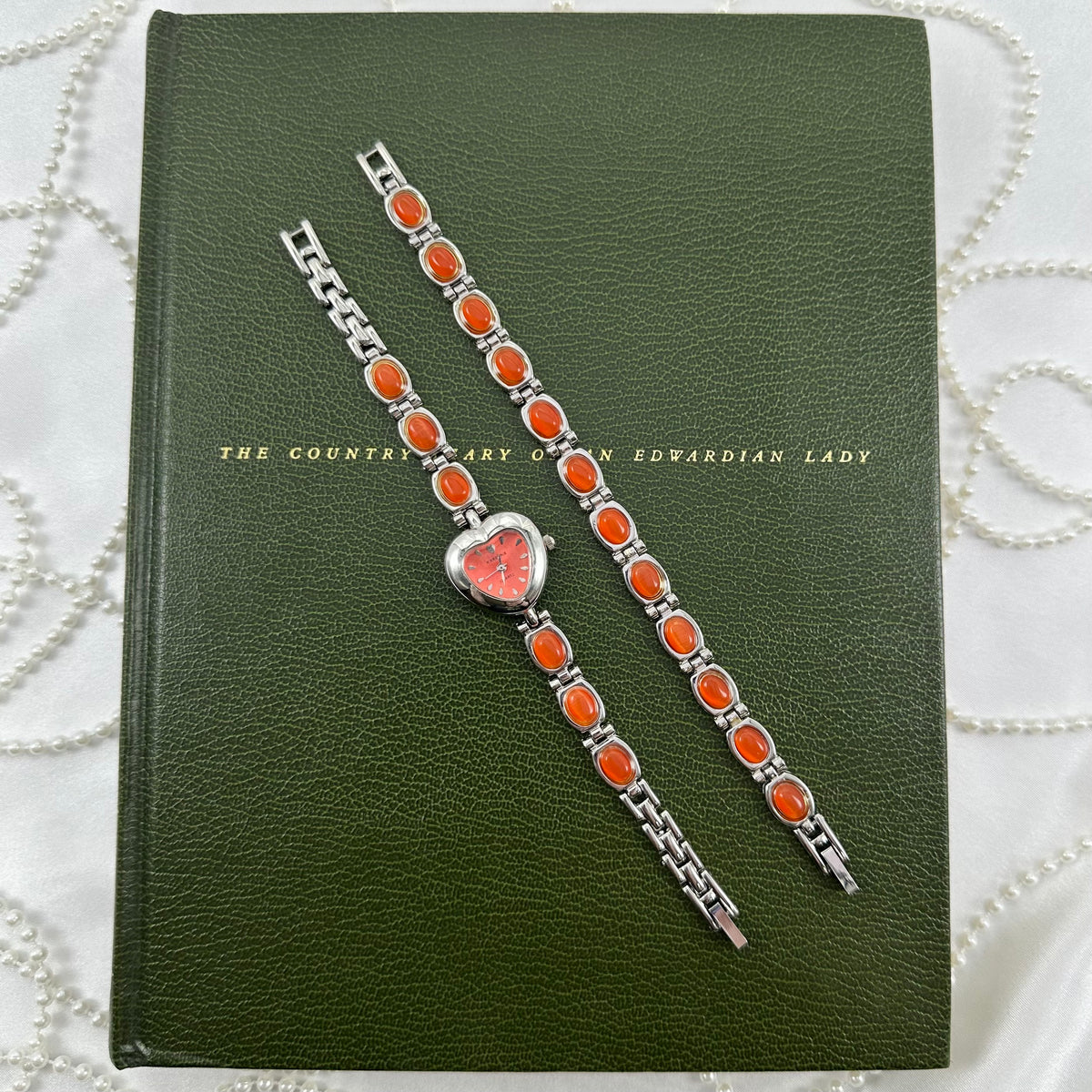 Vintage Kareena Opal Collection Watch and Bracelet Box Set