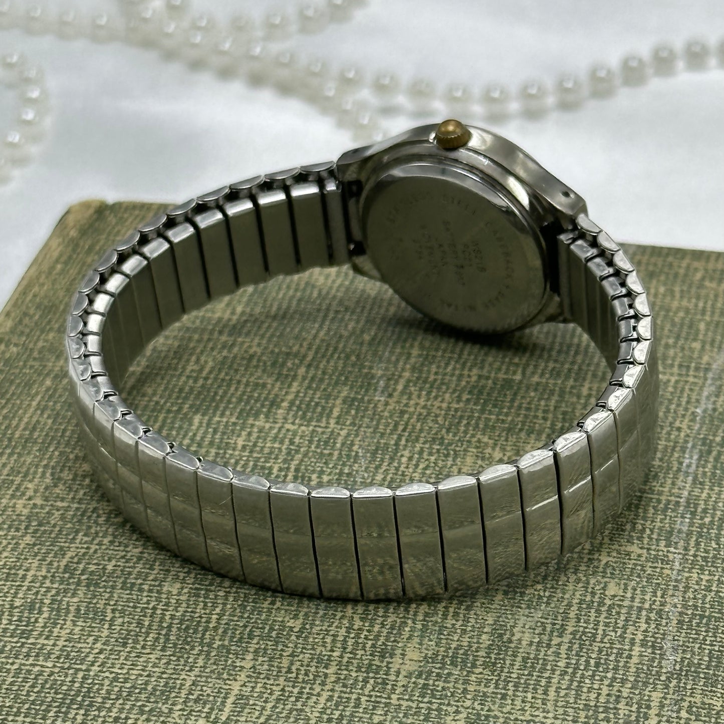 Classic Silver Watch with Round Dial