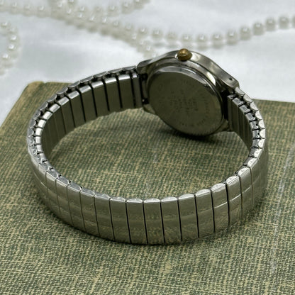 Classic Silver Watch with Round Dial