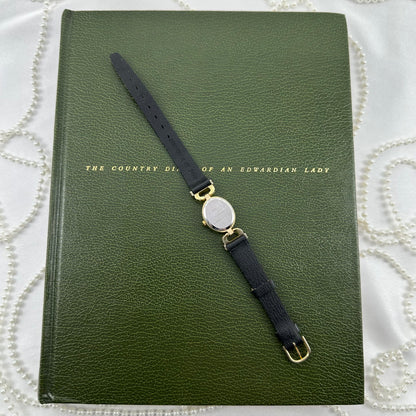 Classic Gold and Black Carriage Watch