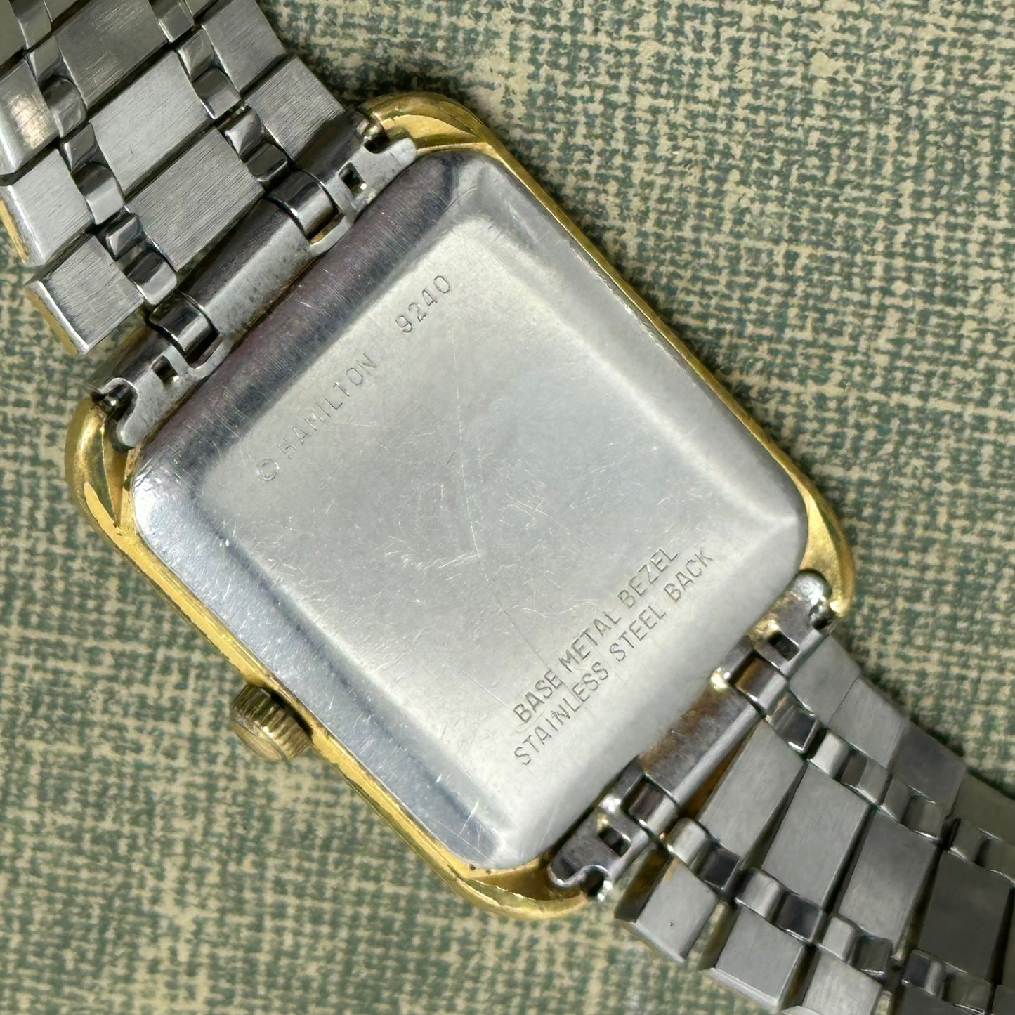 Gold Vintage Hamilton Tank Watch