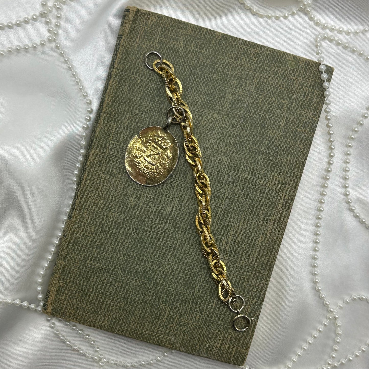 Vintage Gold Coin Bracelet