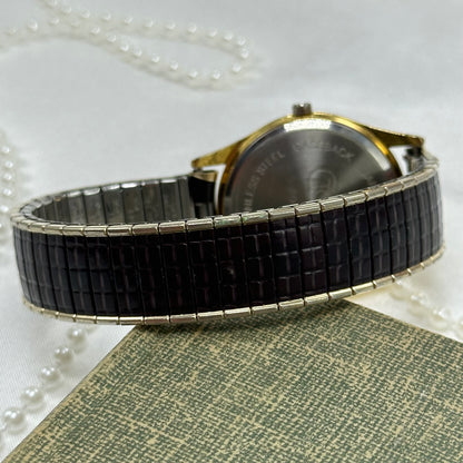 Vintage Tozai Round Dial Gold Watch