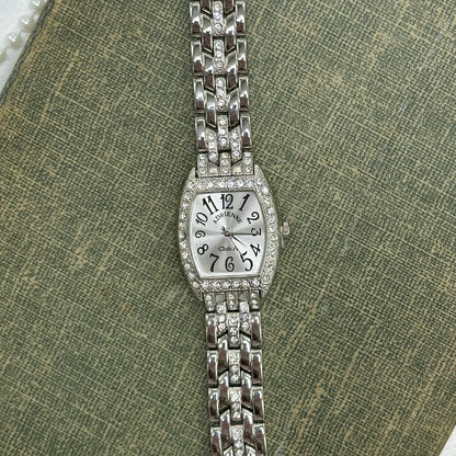 Silver Diamanté Adrienne Watch