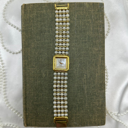 Vintage Anne Klein Pearl Watch