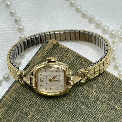 10k RGP Gold 1950's Waltham Wind-Up Watch