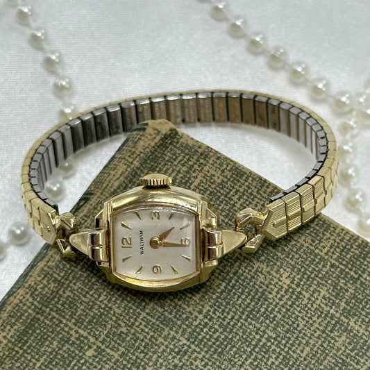 10k RGP Gold 1950's Waltham Wind-Up Watch