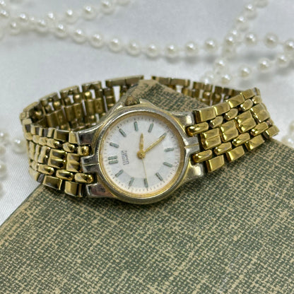 Vintage Gold Round Dial Citizen Watch