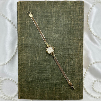 10K RGP Gold Vintage Helbros Wind-Up Watch