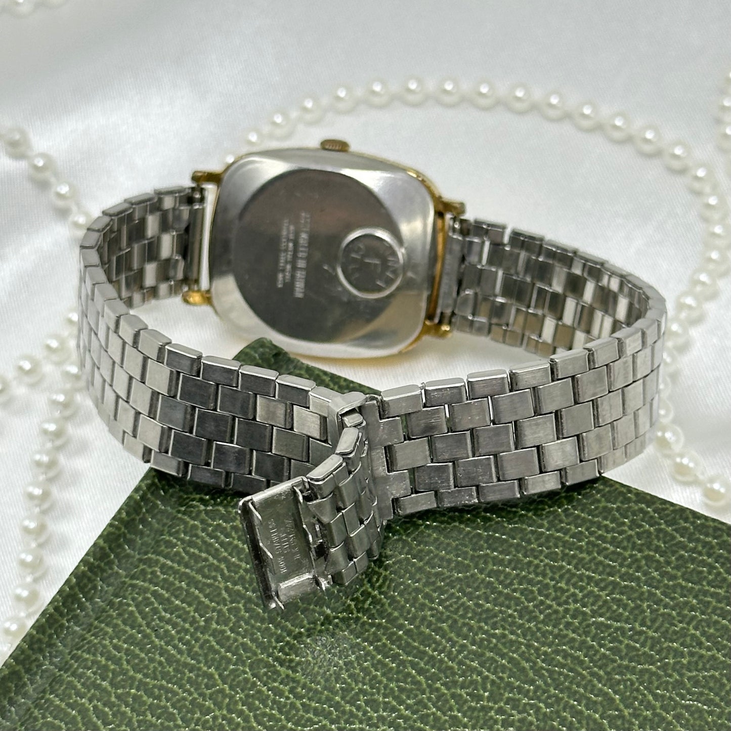 Two-Tone Men's Timex Watch with Unique Band