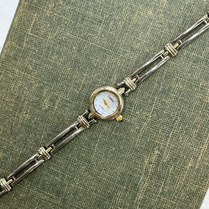 Two-Tone Rumours Watch with Mother of Pearl Dial and Black Jewel Crown