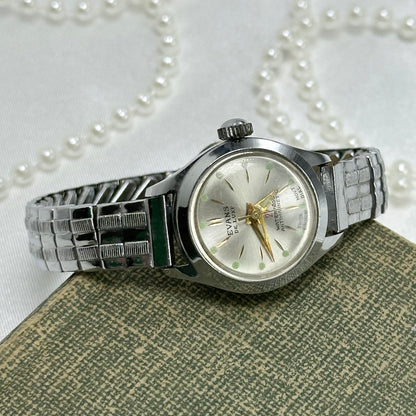 1950's Two-Tone Evans De Luxe Wind-Up Watch
