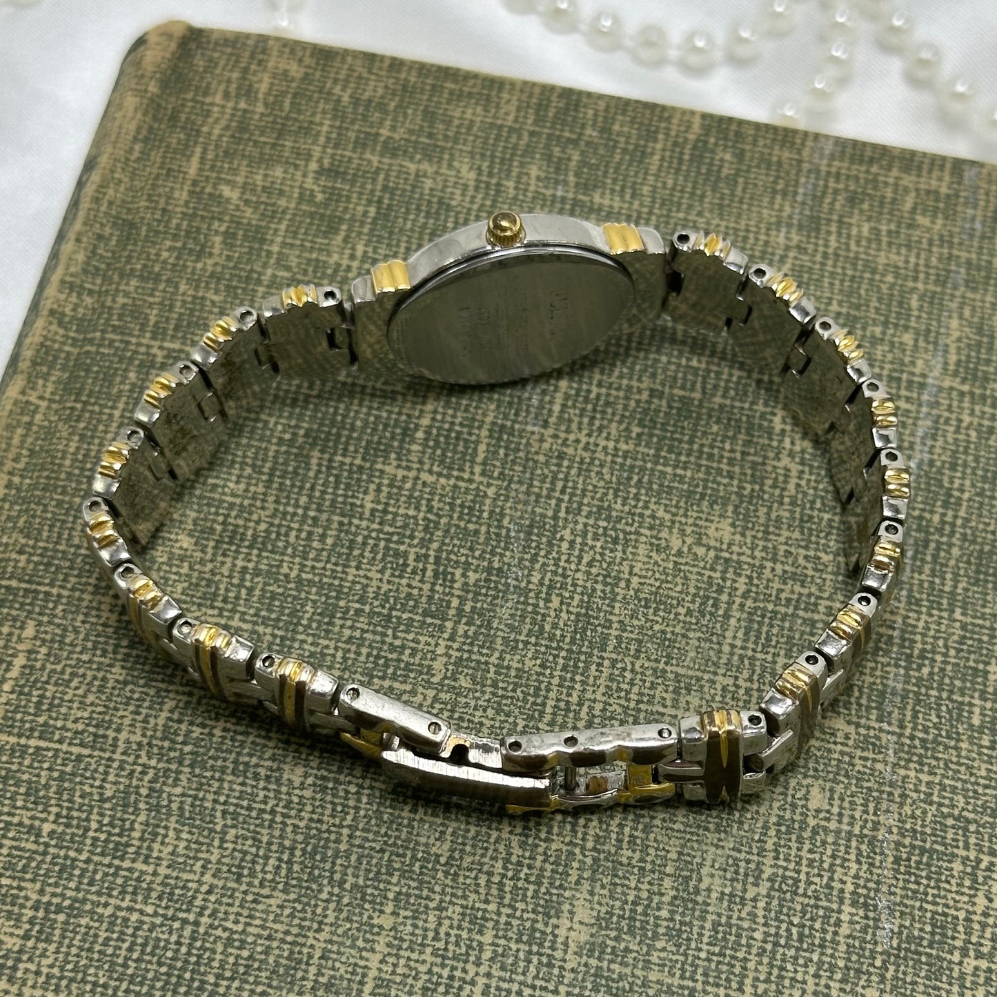 Two-Tone Oval Dial Pulsar Watch
