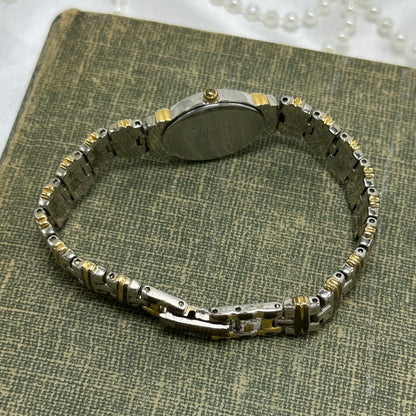 Two-Tone Oval Dial Pulsar Watch