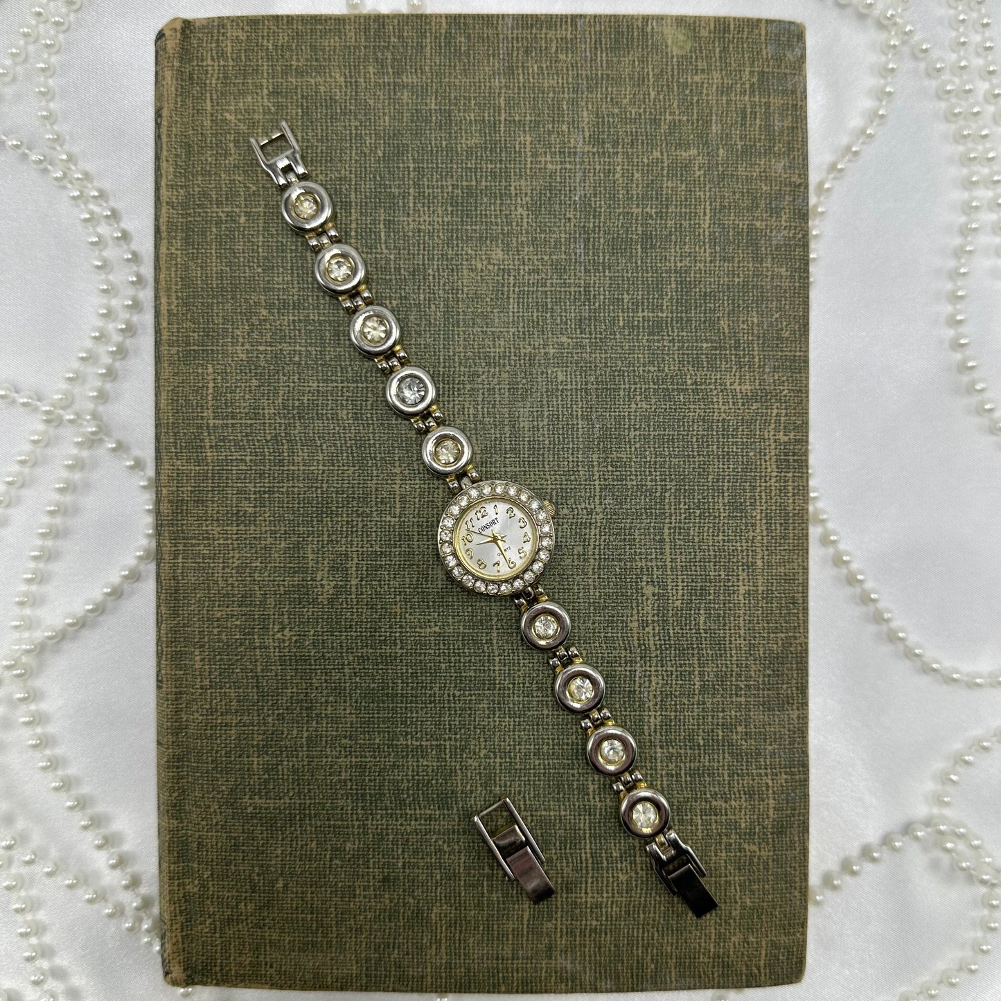 Gold Crystal Bracelet Watch