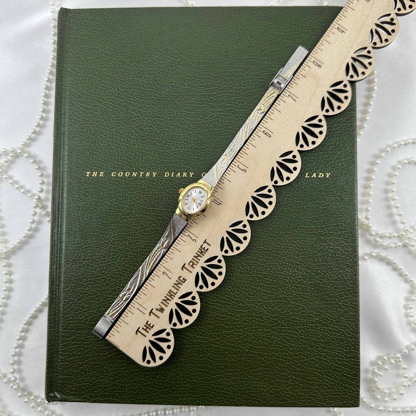 Two-Tone Vintage Avon Tulip Watch