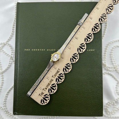 Two-Tone Vintage Avon Tulip Watch