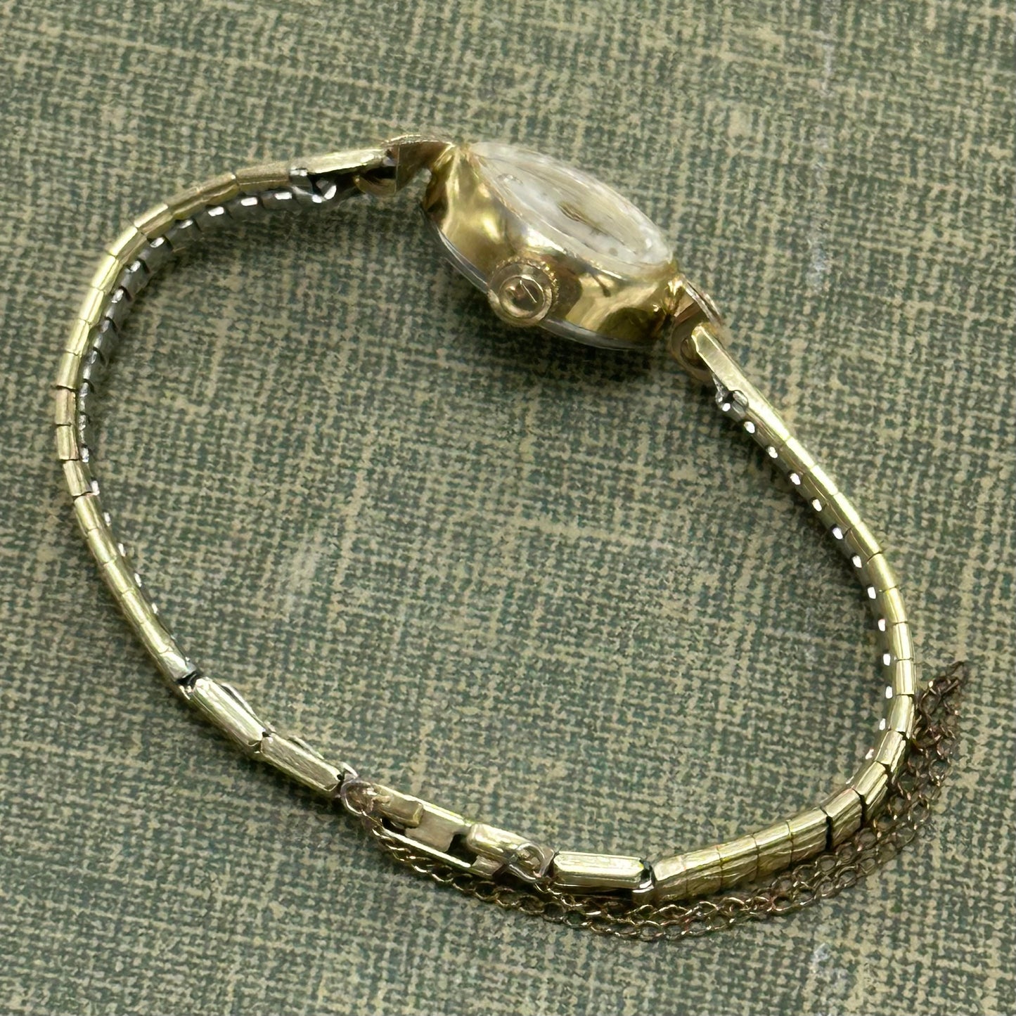 Vintage Gold Wind-Up Helbros Cocktail Watch