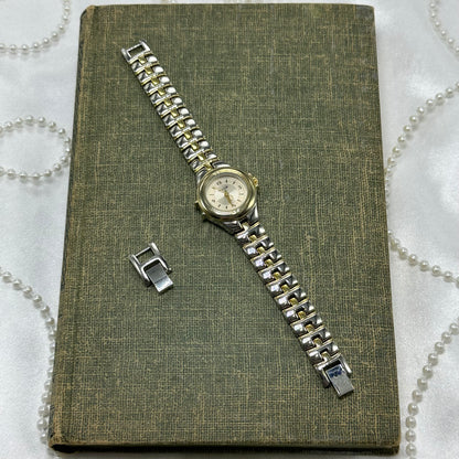 Two-Tone Round Dial Nelsonic Watch