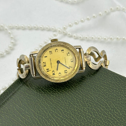 Vintage Collectable Custom Time Wind-Up Gold Watch