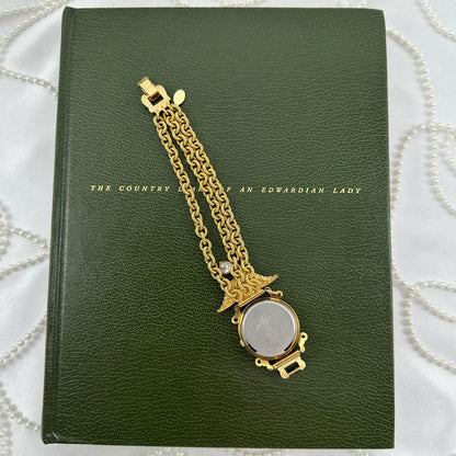 Rare Gold Kirks Folly Angel Watch