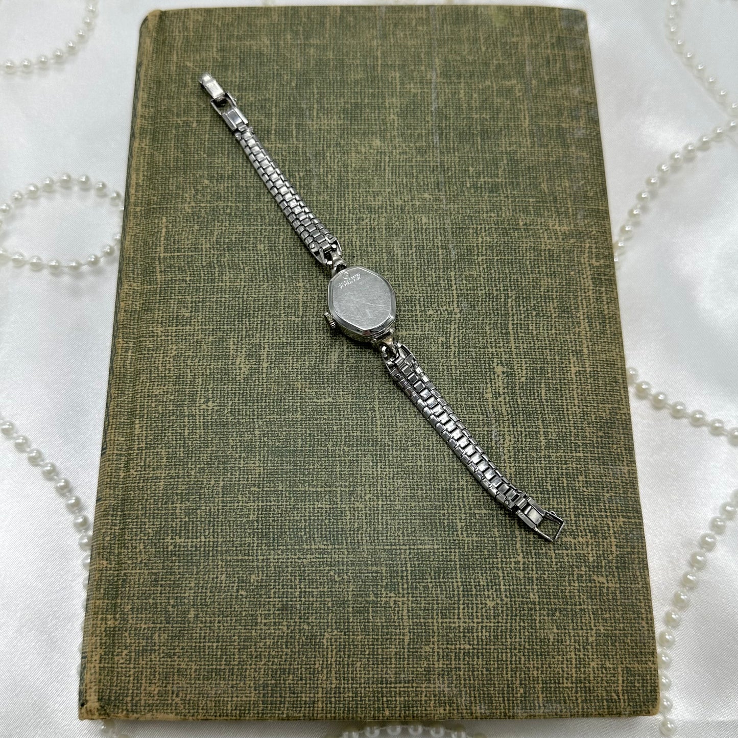 10k RGP Silver Wind-Up Hallmark by Waltham 1950's Cocktail Watch