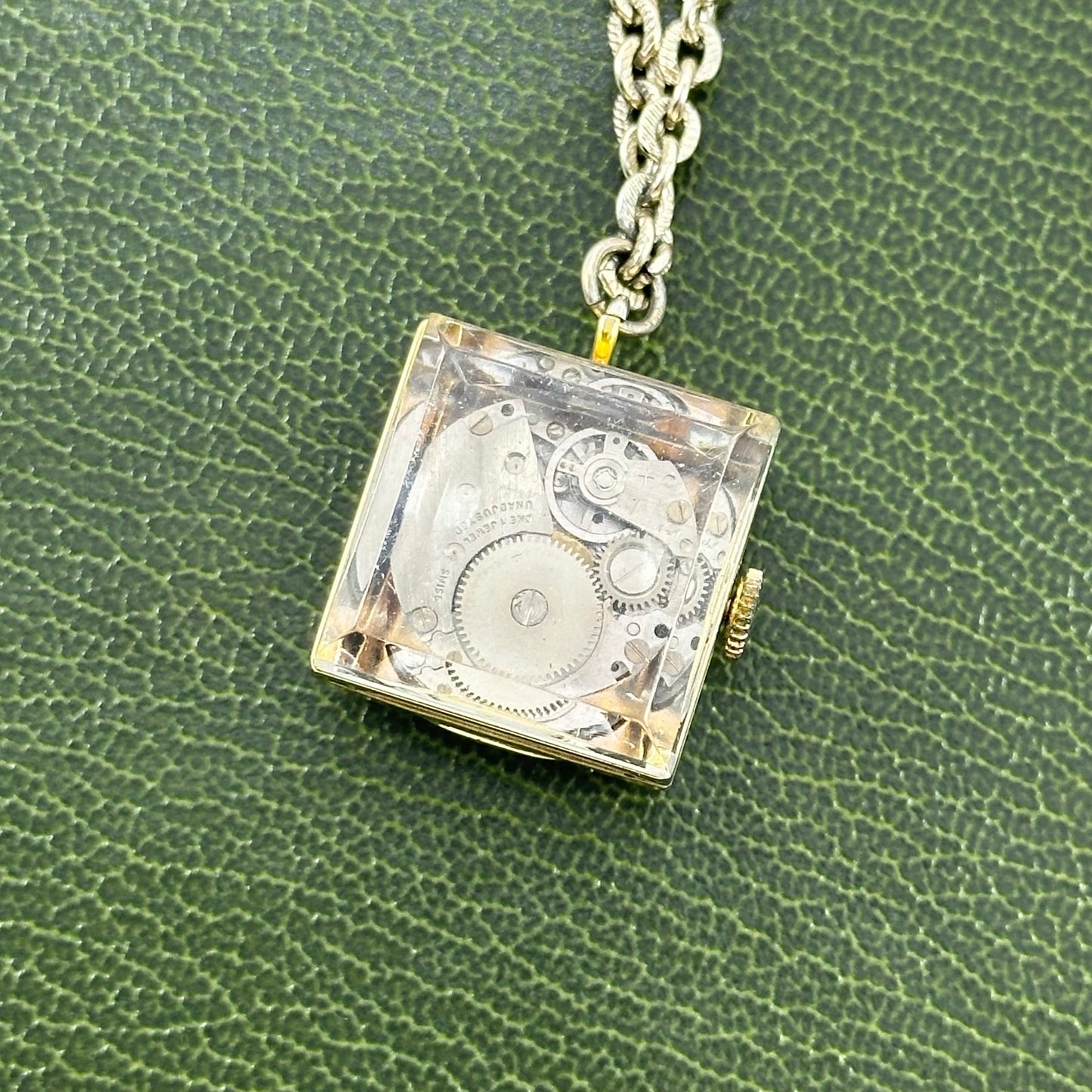 Vintage Harvester Watch Necklace