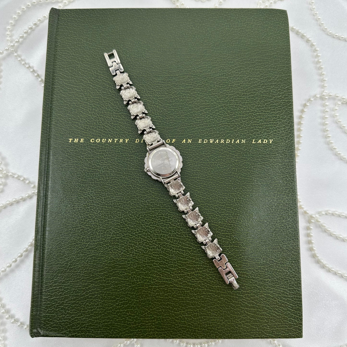 Vintage Silver Angel Charm Bracelet