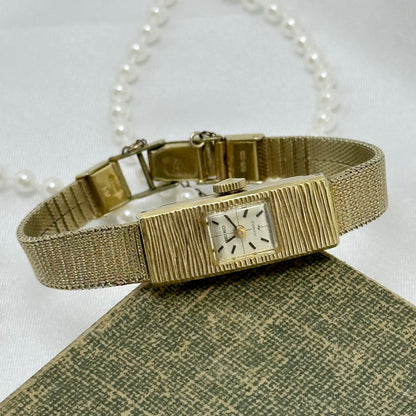 Slender Gold Vintage Seiko Wind-Up Watch
