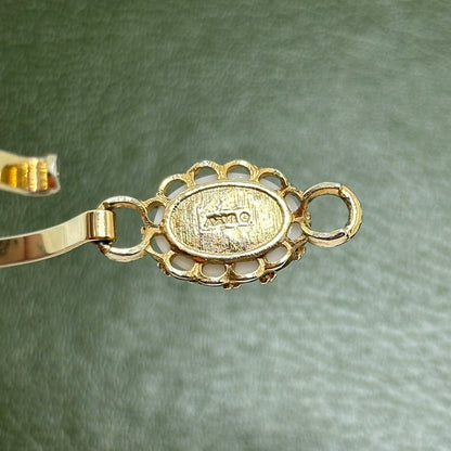 Vintage Porcelain Avon Floral Bangle