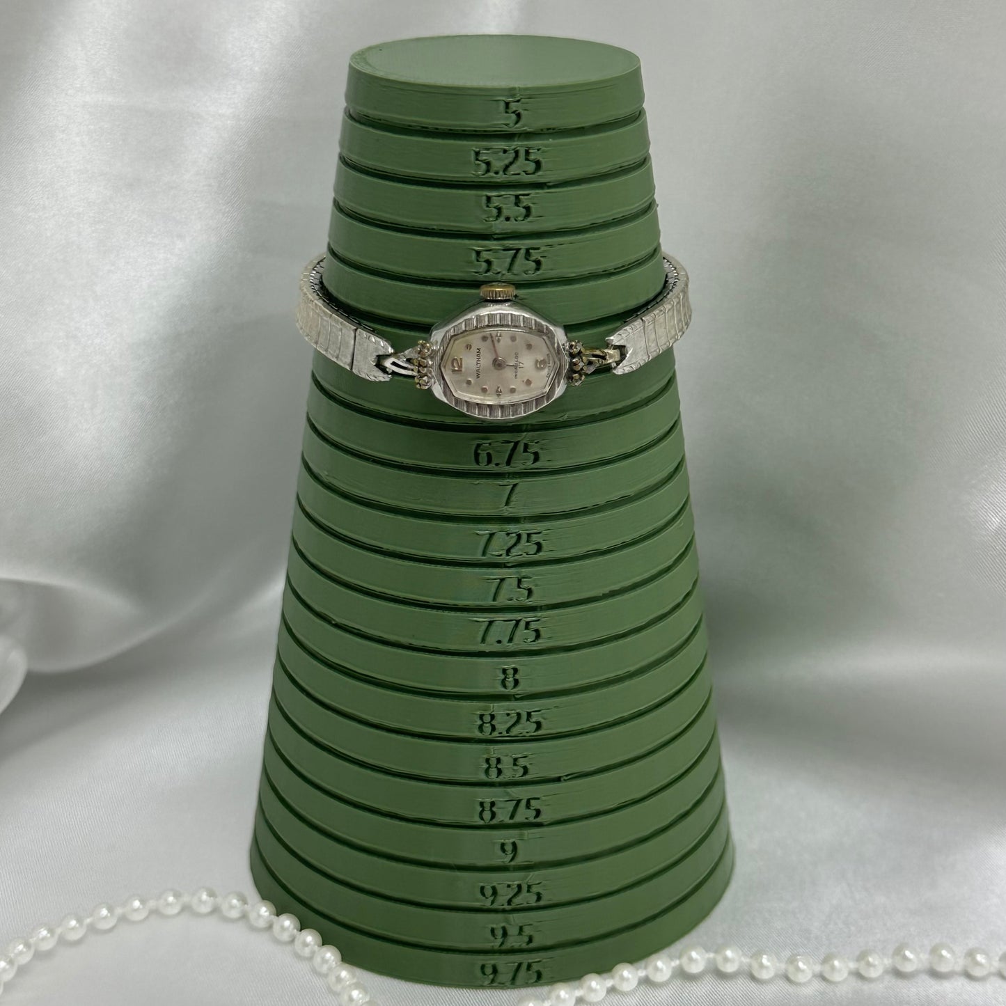 Vintage Silver Waltham Wind-Up Watch