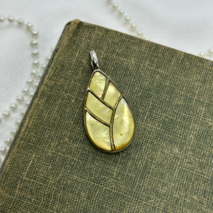 Vintage Silver and Green Pendant & Cross Pendant Bundle