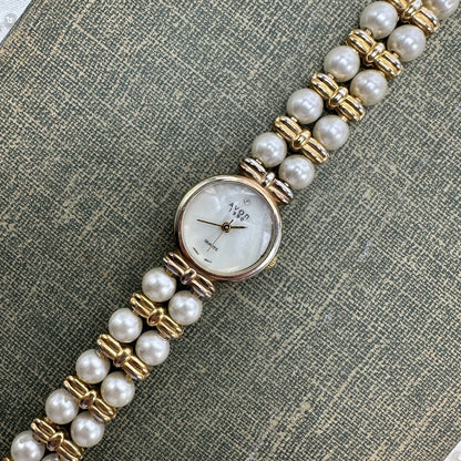 Vintage Pearl Avon Watch
