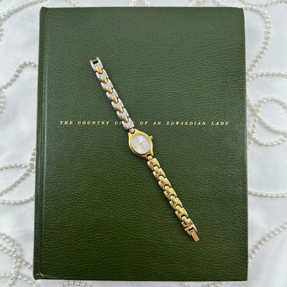 Gold or Two-Tone Reversable Watch