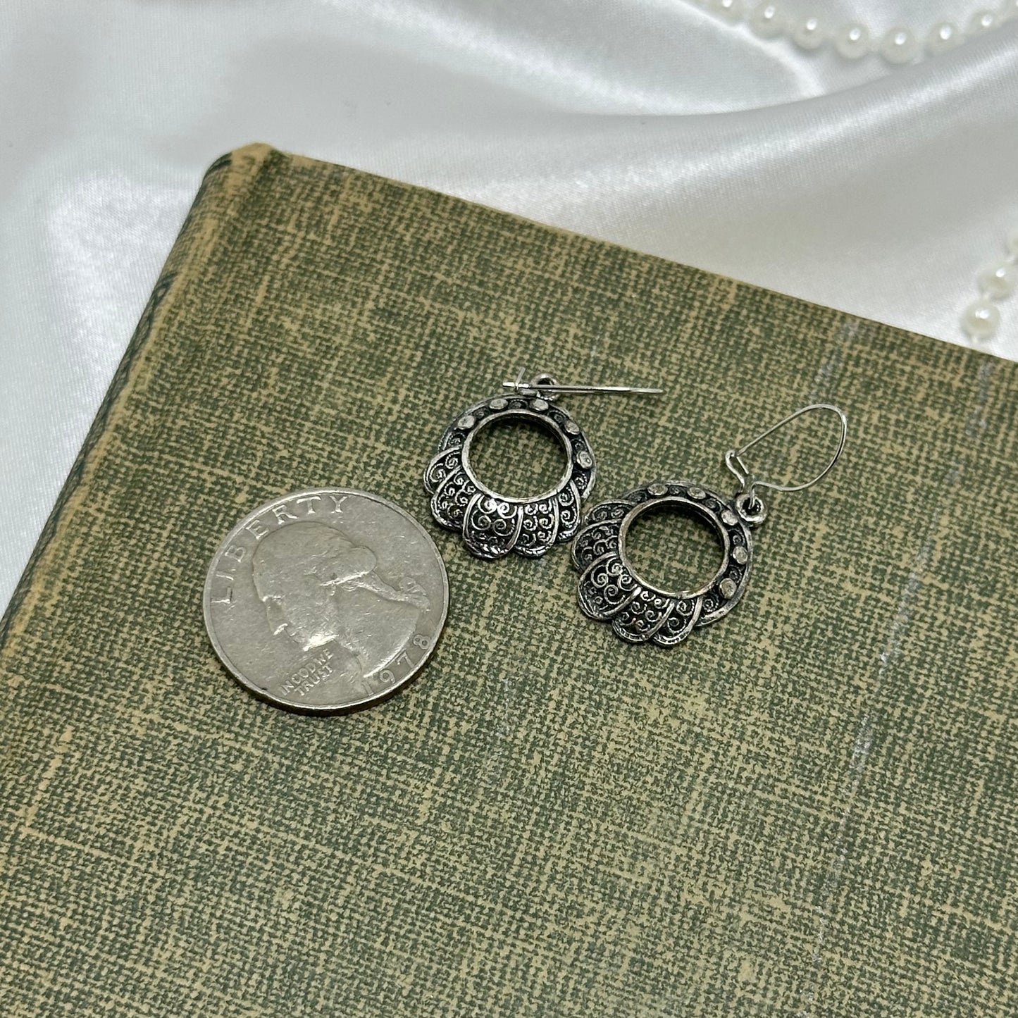 Silver Filigree Earrings