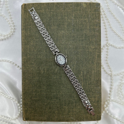 Silver or Two-Tone Reversable Watch