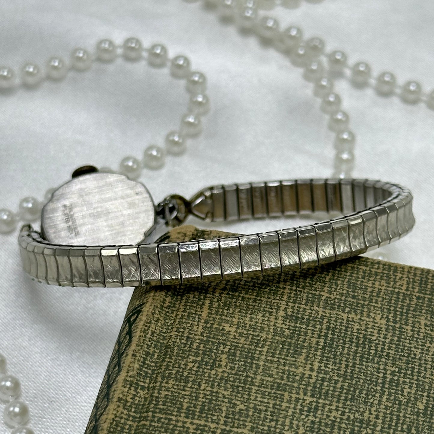 Dainty Silver Vintage Wind-Up Timex Watch