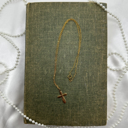 Gold Cross Necklace