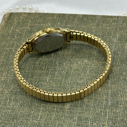 Classic Oval Dial Gold Timex Watch