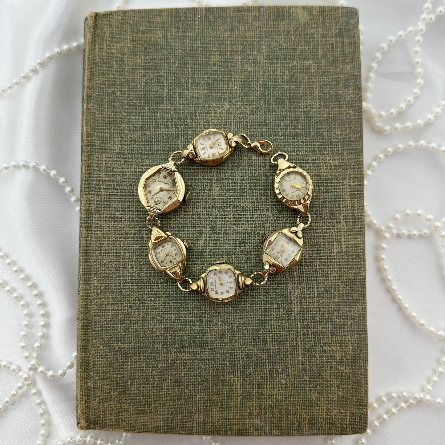 Vintage Gold Watch Bracelet