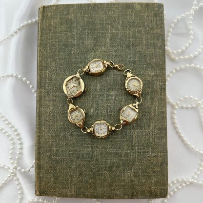 Vintage Gold Watch Bracelet