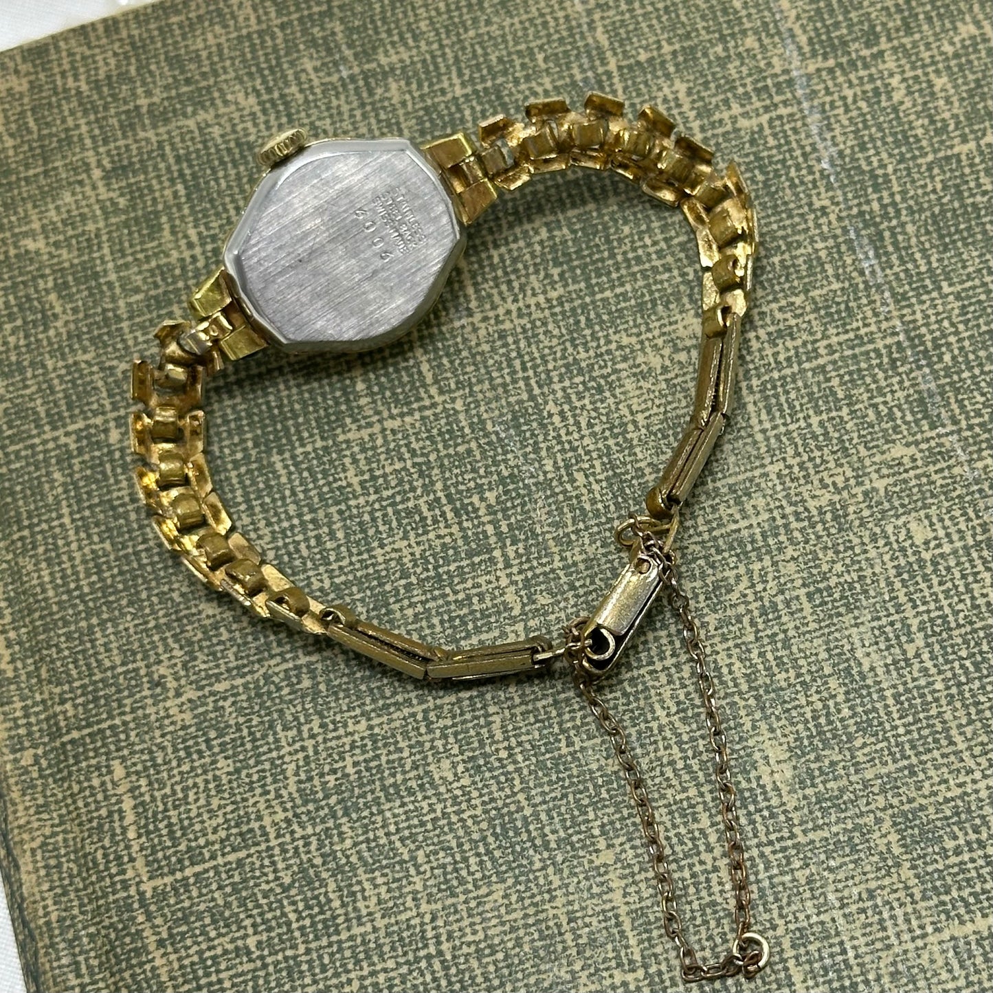 Dainty Vintage Gold Wind-Up AVIA Watch